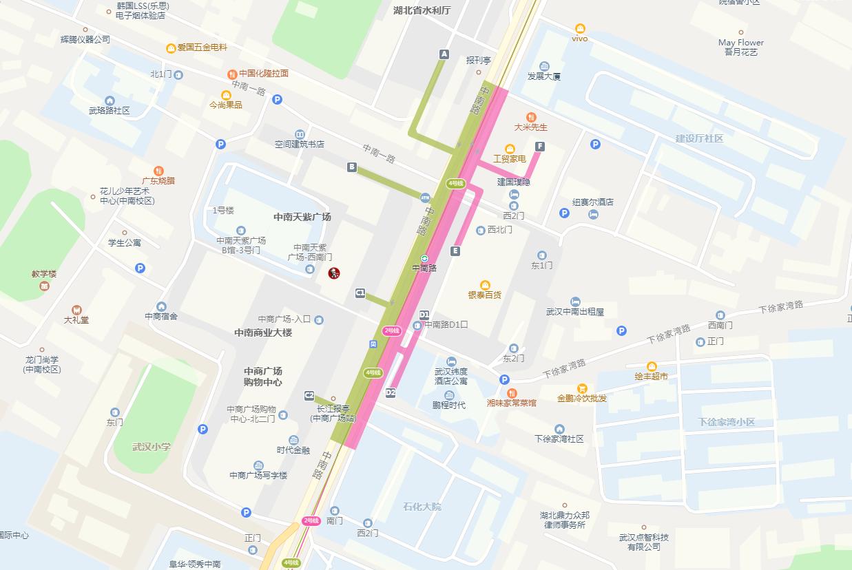 武漢地鐵4線路圖最新動(dòng)態(tài)